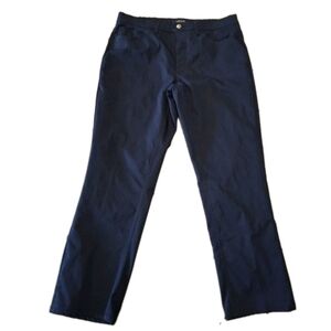 CREMIEUX Pants Mens Size 36×30 Navy Blue 100% Polyester Performance Pants